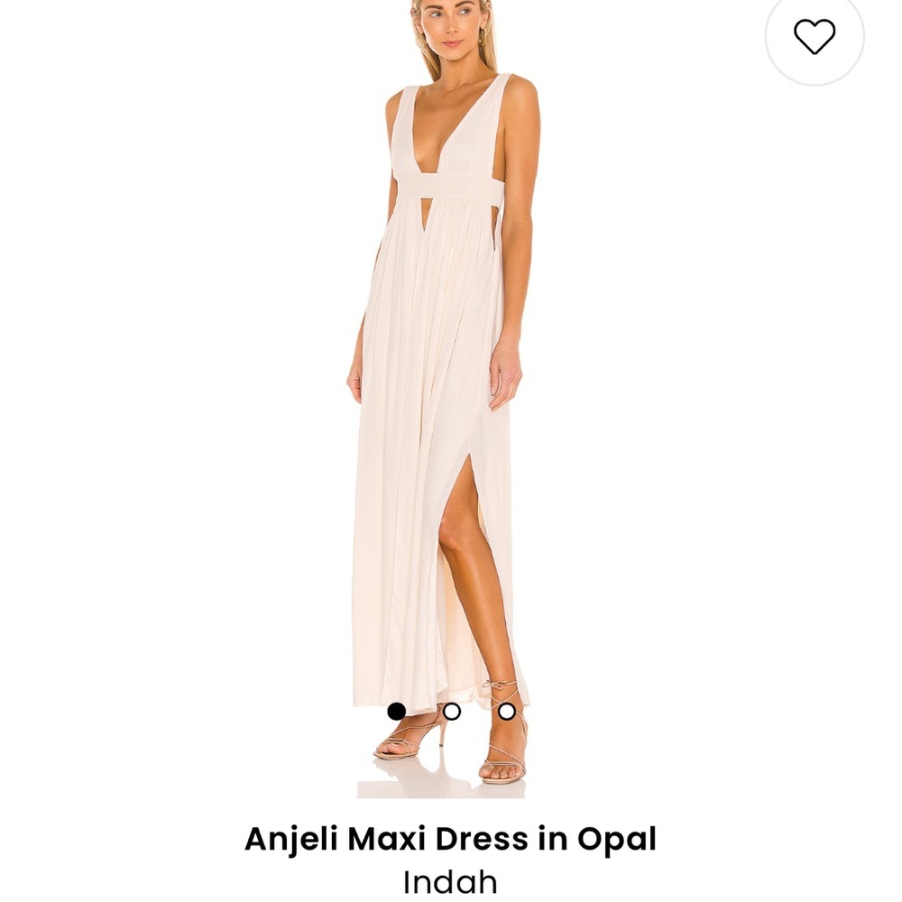 Indah Angeli Maxi Dress in Yellow XS